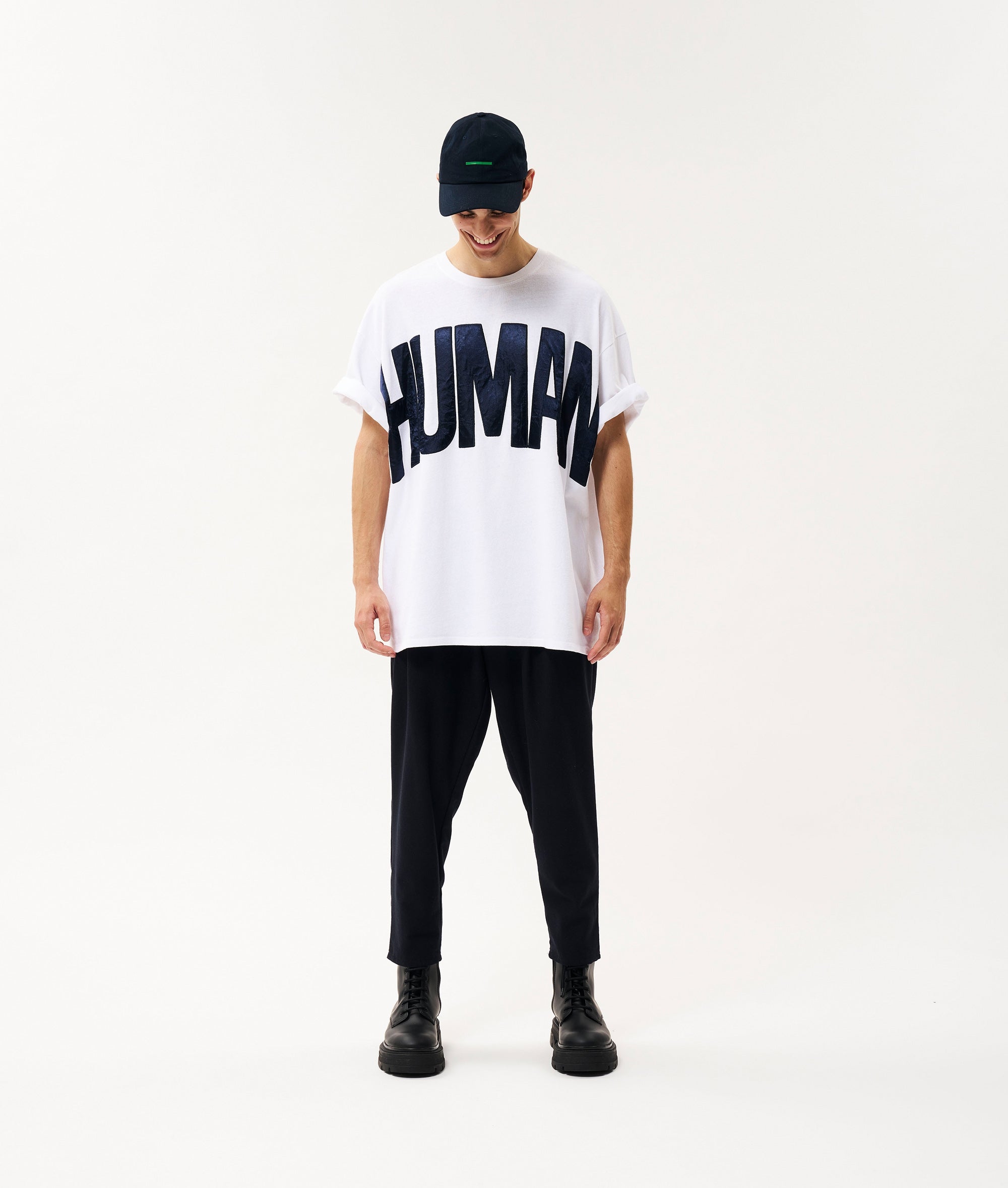 Human heavy jersey tee — white — 10DAYS