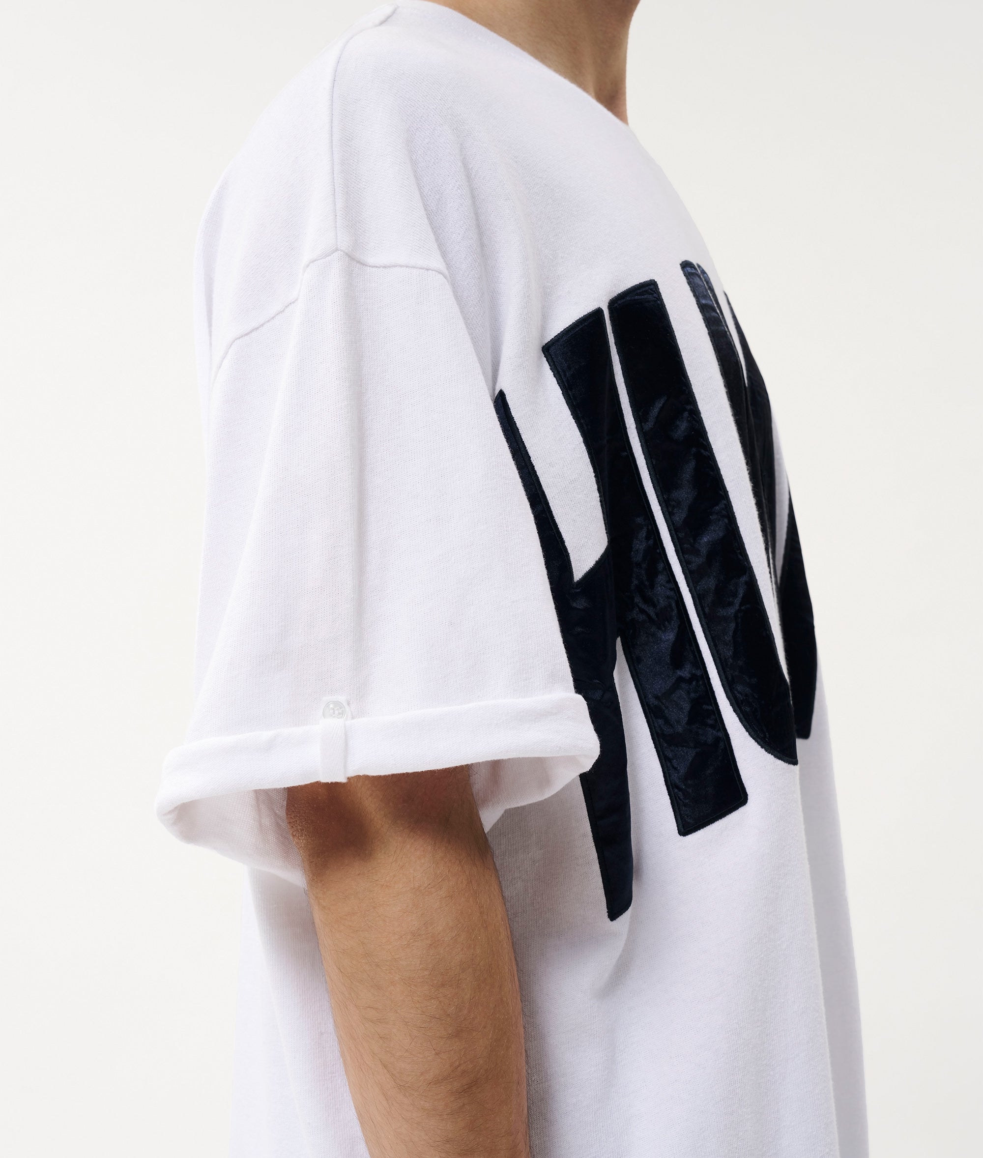 Human heavy jersey tee — white — 10DAYS (4)