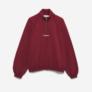 GMT DYE SWEATTROYER — velvet red van ARMEDANGELS