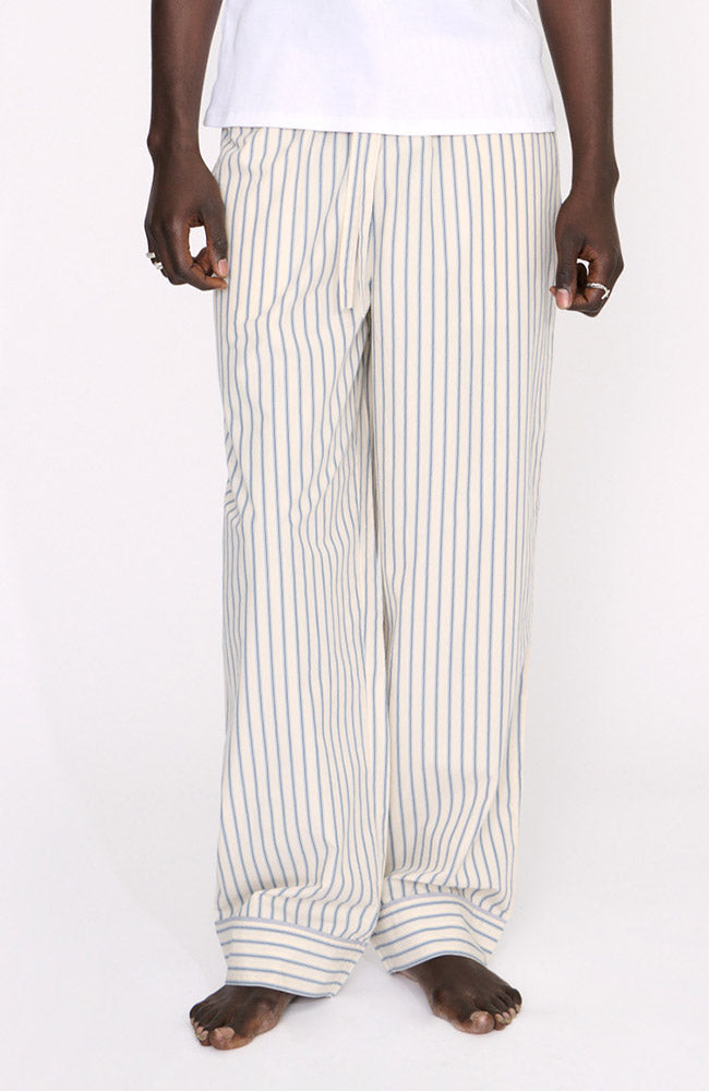 Poplin pyjamabroek cloudy stripe van Sophie Stone
