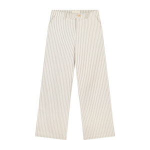 Wide legged Trousers Cotton Stripe — Charlie + Mary
