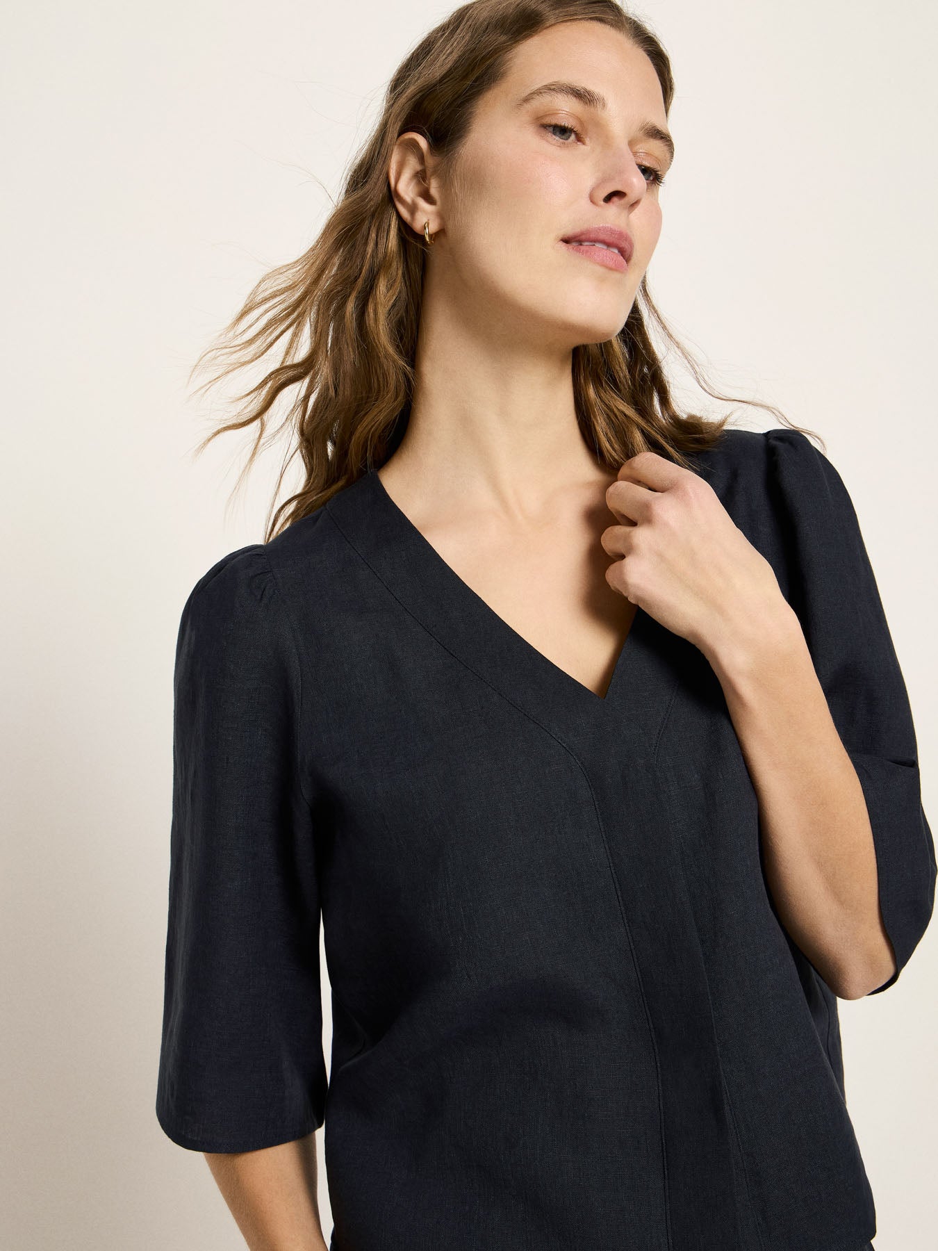 3/4 Arm Bluse (GOTS) — LANIUS