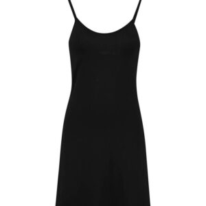 Black cotton (Slip)dress van Charlie + Mary