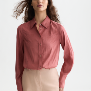 Jacquard Tailored-Fit Shirt van Scotch & Soda