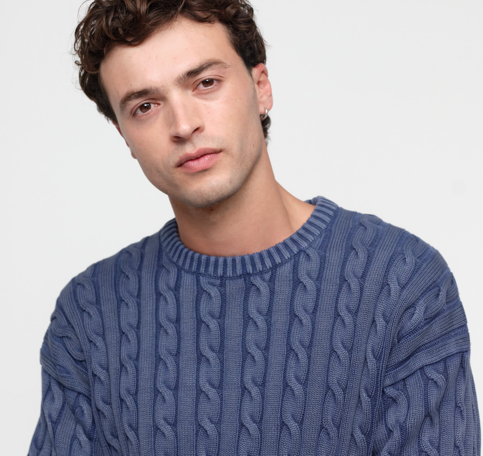 True Knit Boxy Fit Cable Sweater — Organic Basics (2)
