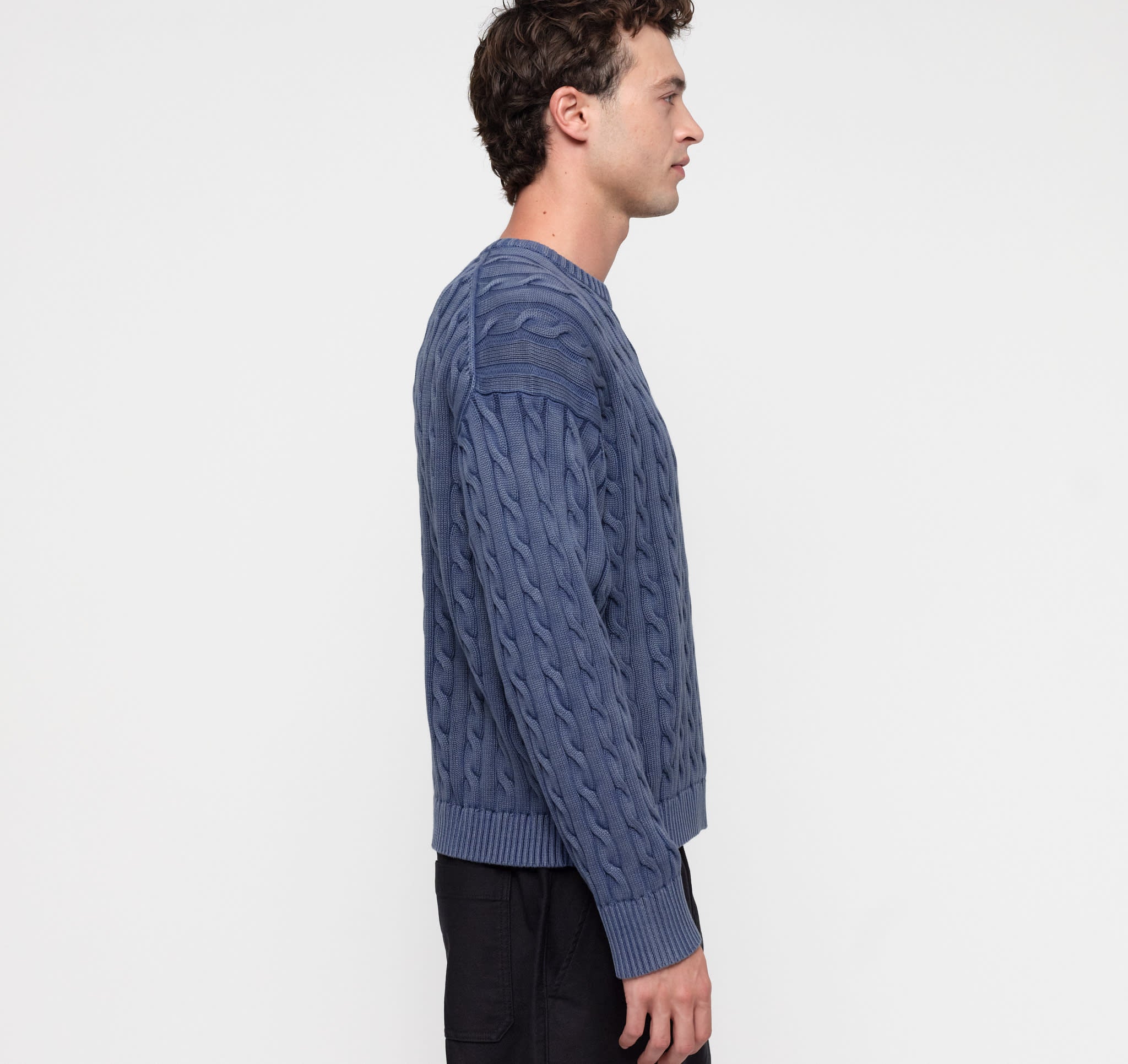 True Knit Boxy Fit Cable Sweater — Organic Basics (3)