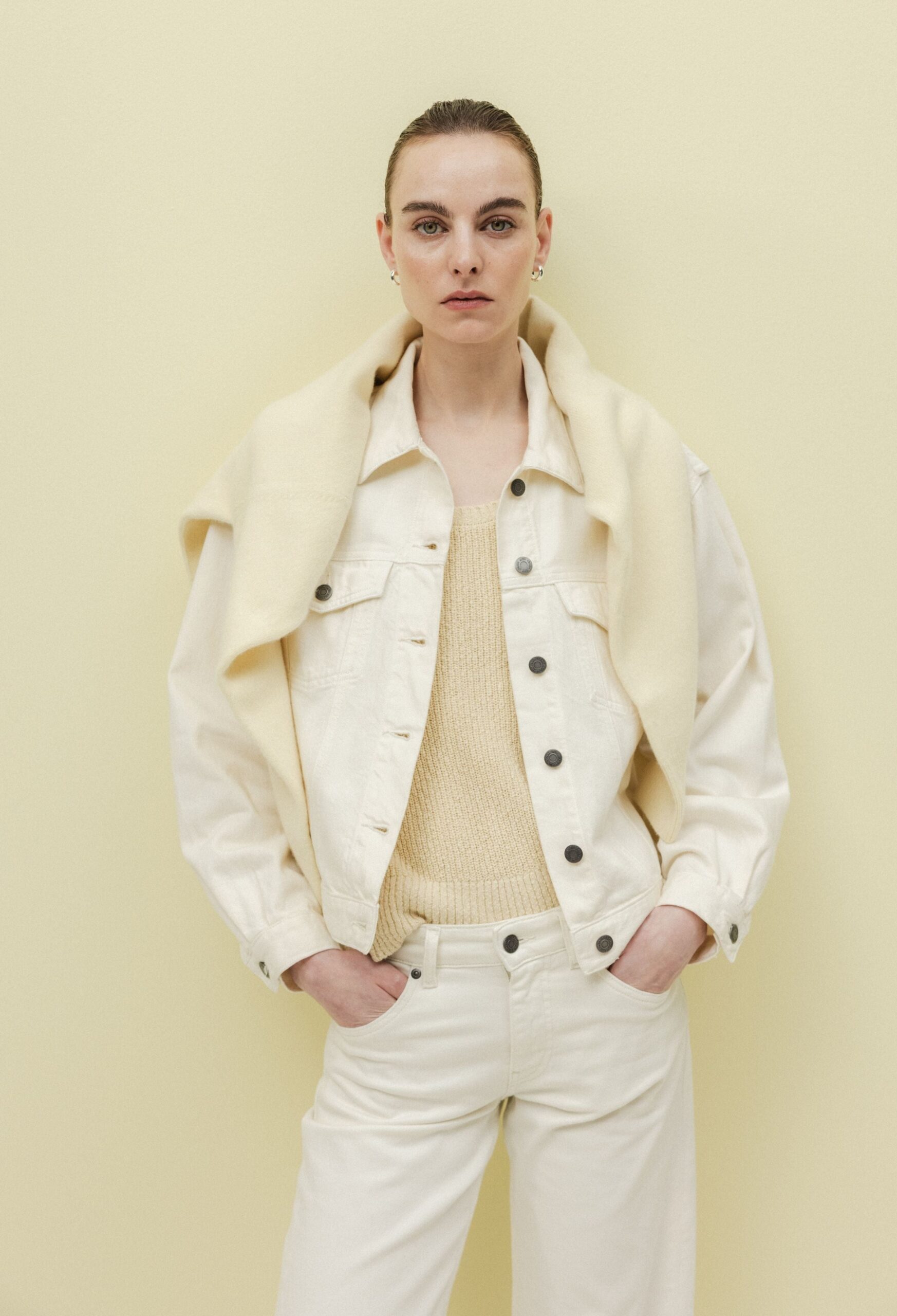 Fran Jacket - Natural — MUD Jeans (3)
